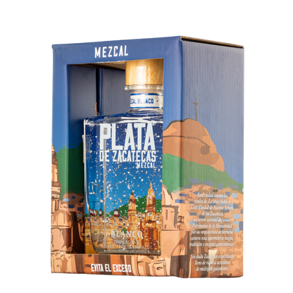 Mezcal Plata de Zacatecas Blanco 750 Ml