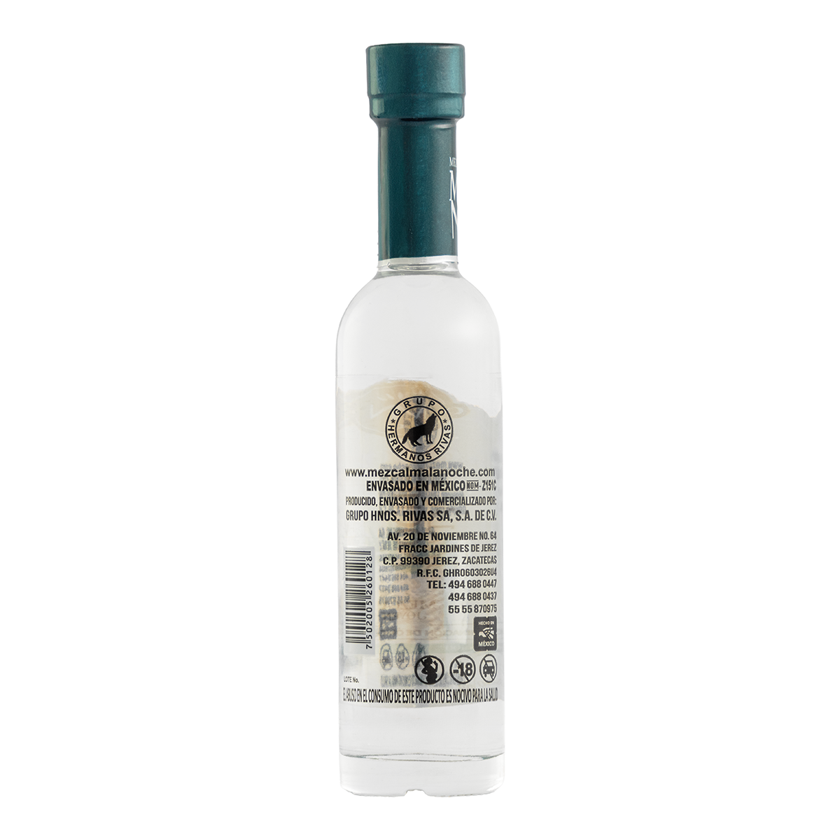 Mezcal Mala Noche Jóven 100% Agave 50 Ml