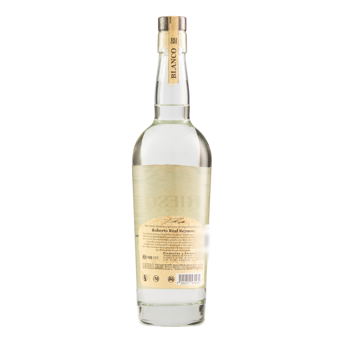 Tequila Arriesgado Artesanal Blanco 750 Ml