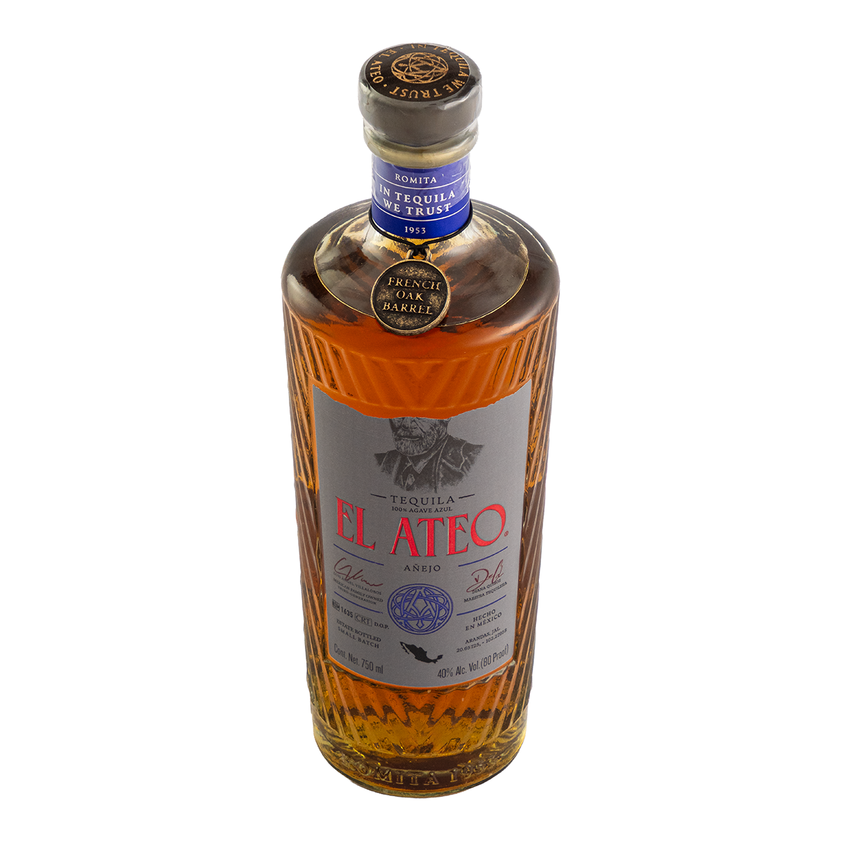 Tequila El Ateo Añejo Barrica Francesa 750 Ml
