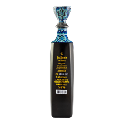 Tequila La Santa Black Añejo Triple Barrel Huichol 750 Ml