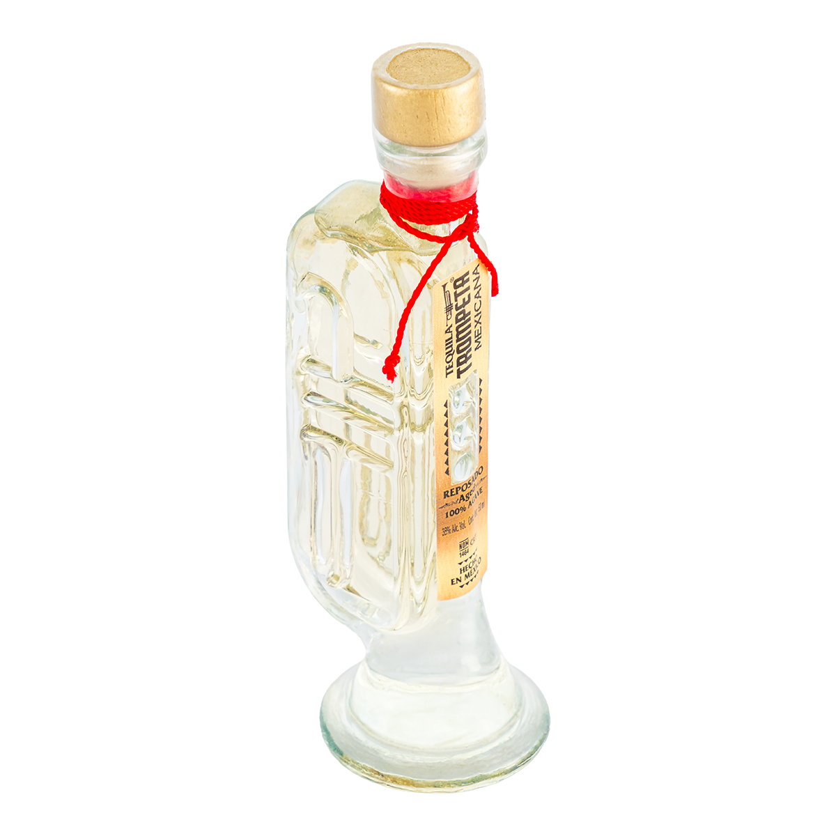Tequila Trompeta Mexicana Reposado 50 Ml Mini