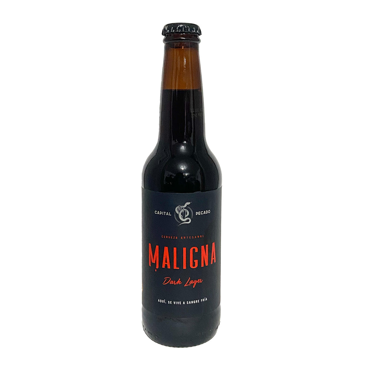 Cerveza Capital Pecado Maligna Dark Lager 355 Ml