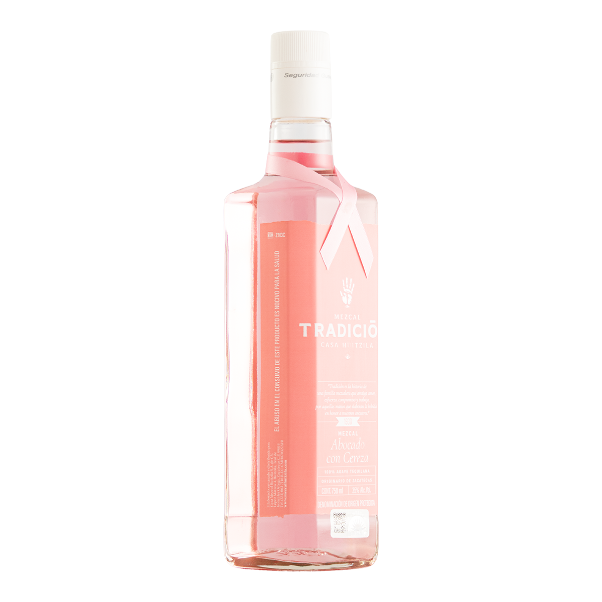 Mezcal Tradición Casa Huitzila Abocado Cereza 750 Ml