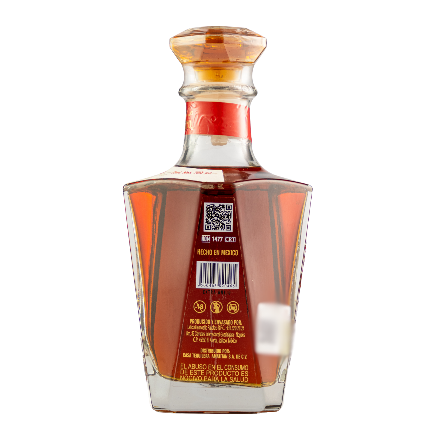 Tequila Lote Maestro Extra Añejo 100% Agave 750 Ml