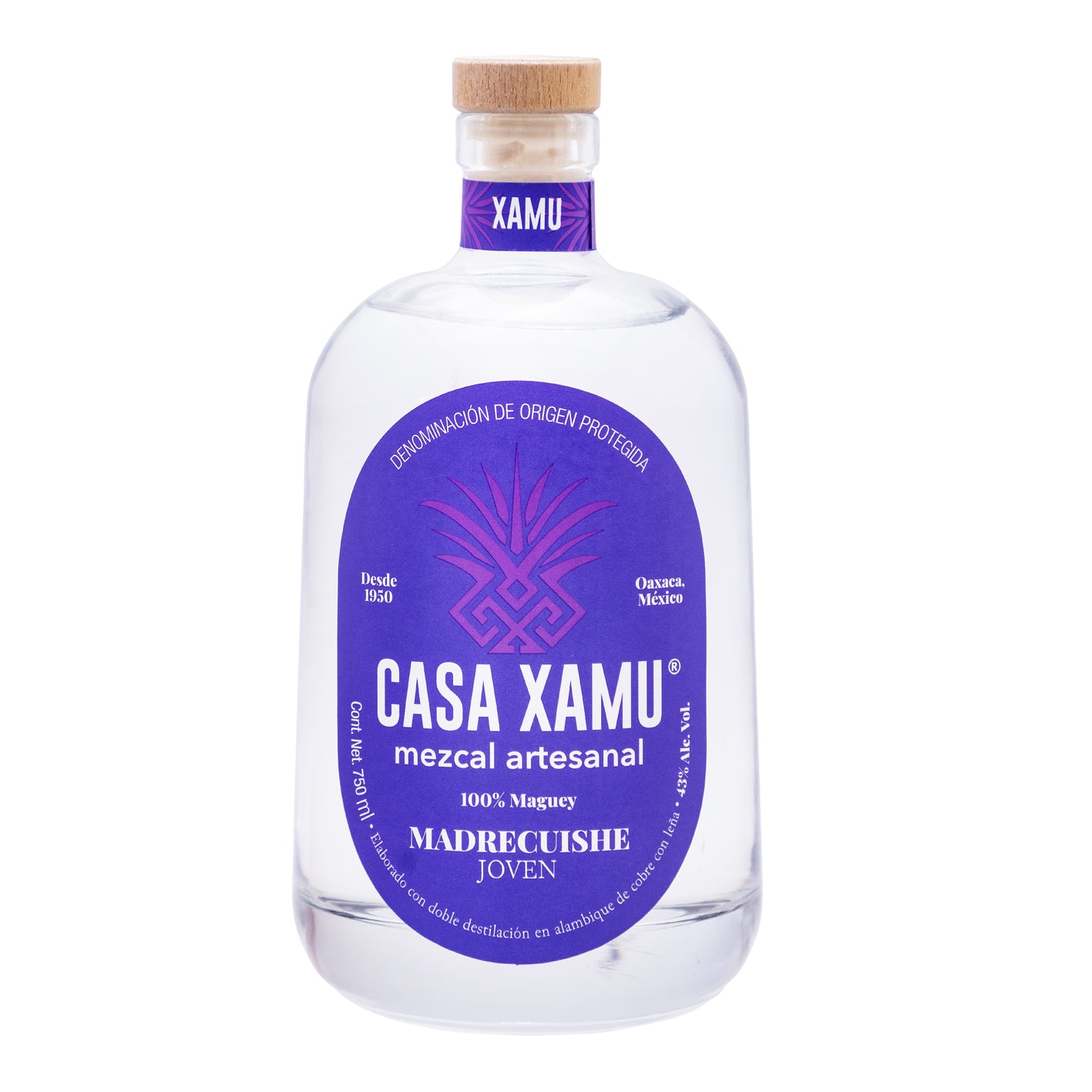 Mezcal Artesanal Casa Xamu Joven Madrecuishe 750 Ml