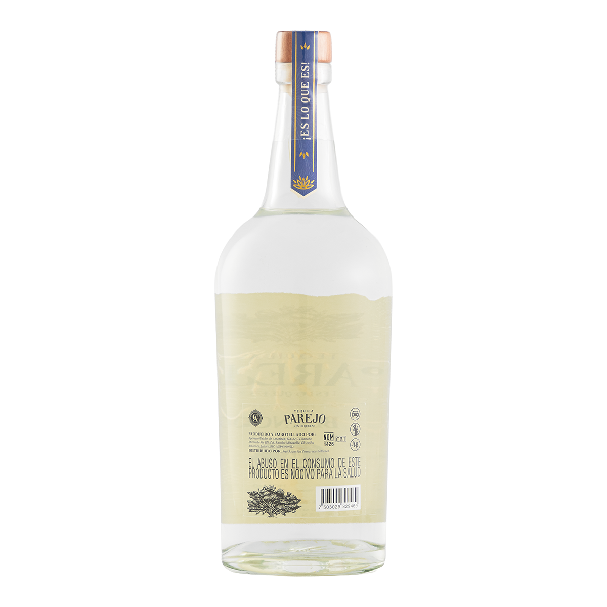 Tequila Parejo Blanco 1000 Ml
