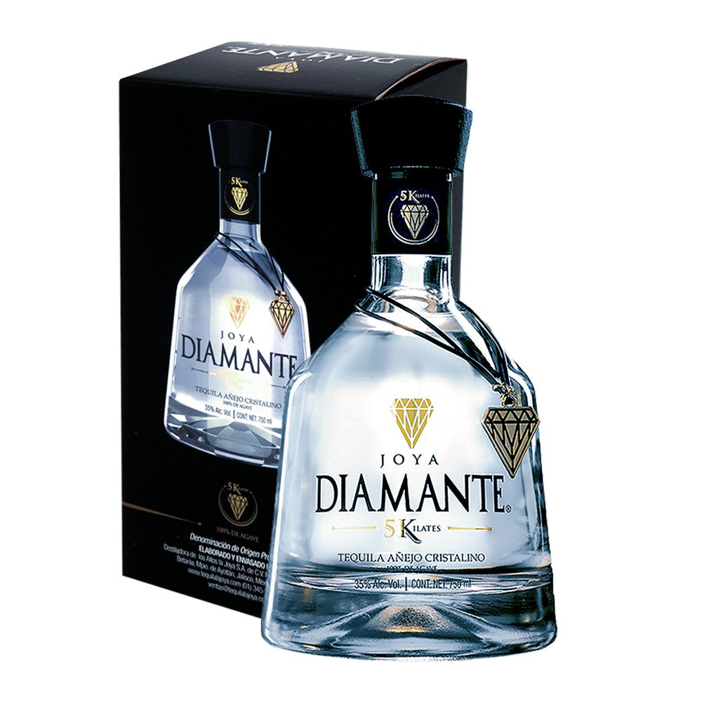 Tequila Joya Diamante 5 Kilates Añejo Cristalino 750ml