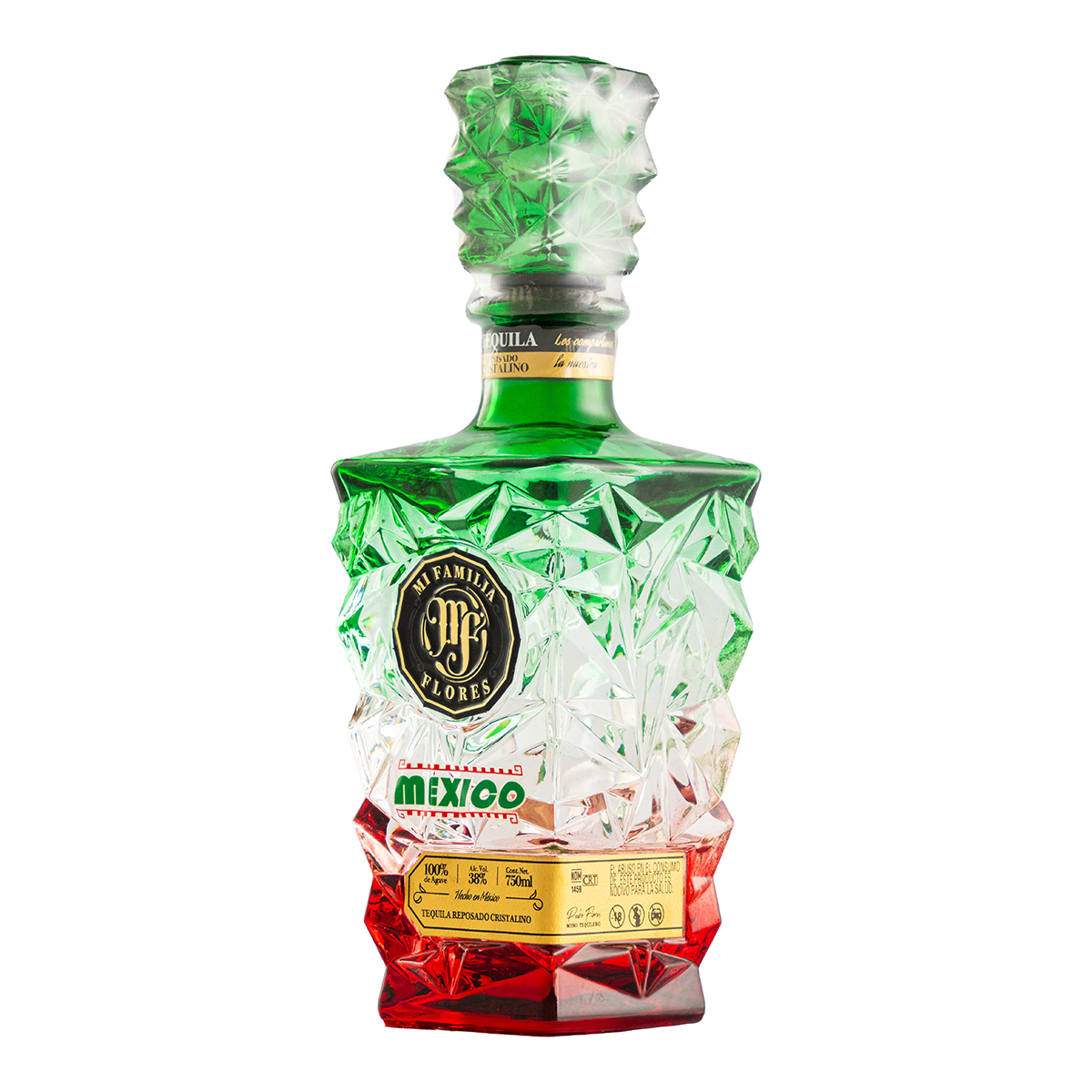 Tequila Mi Familia Flores Reposado Crist Edición Esp. 750 Ml