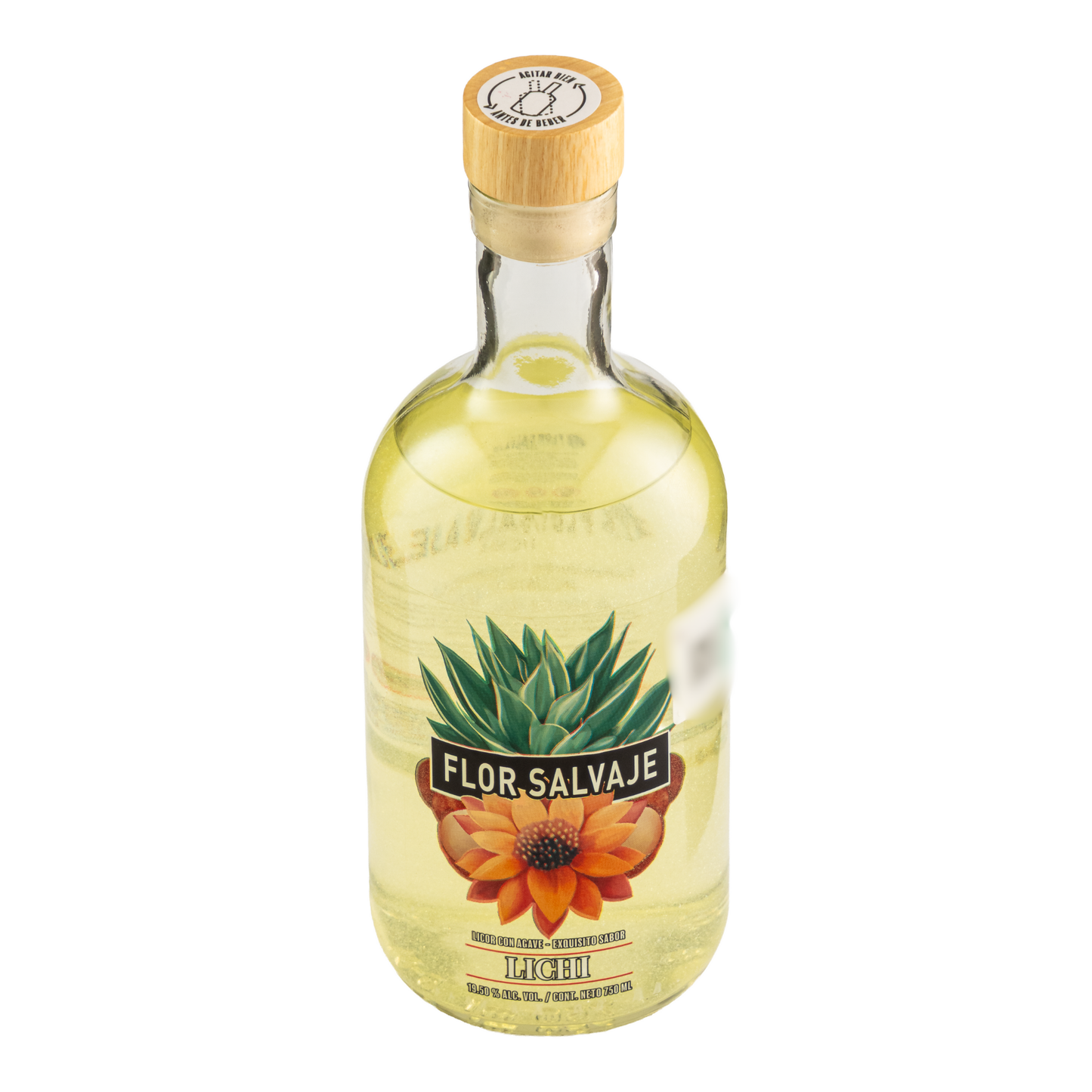 Licor De Agave Flor Salvaje Lichi 750 Ml