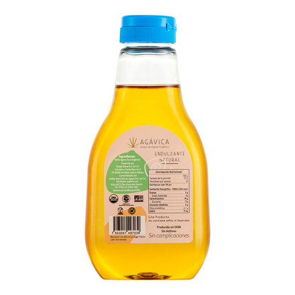Jarabe de Agave Orgánico Agávica Endulzante 330 Gr