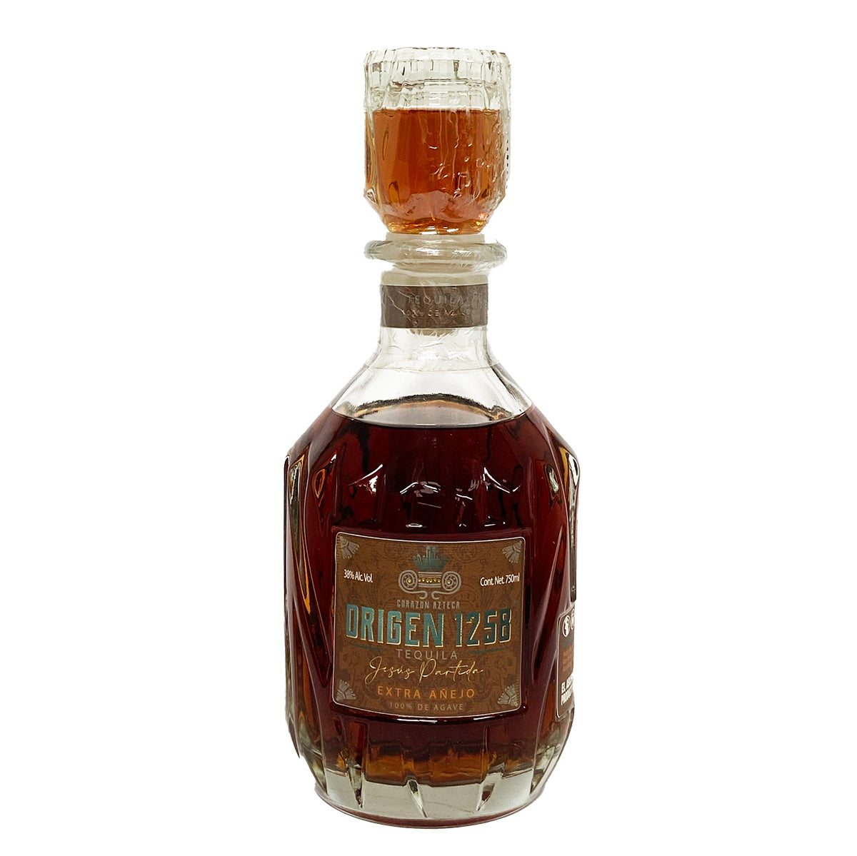 Tequila Corazon Azteca Origen 1258 Extra Añejo 750 Ml