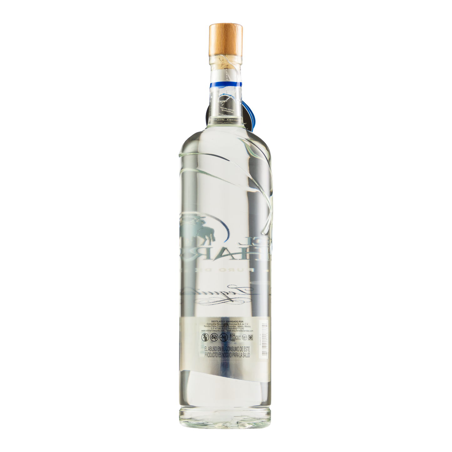 Tequila El Charro Premium Blanco 1000 Ml