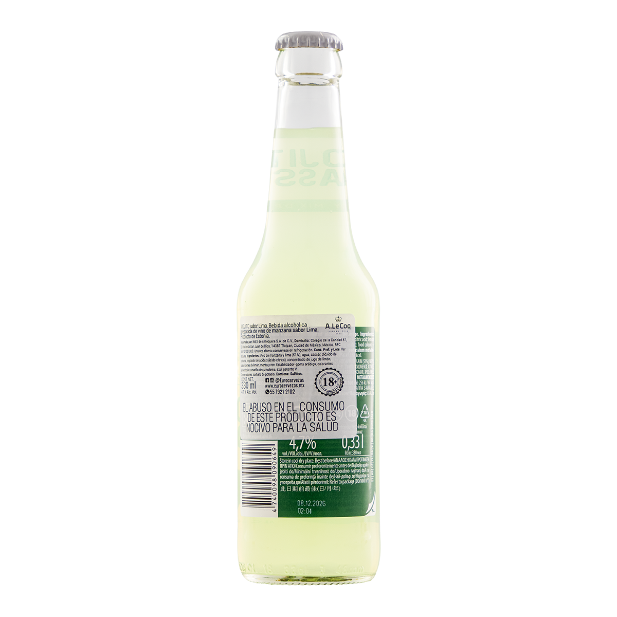 Bebida Le Coq Mojito Clásico 330 Ml