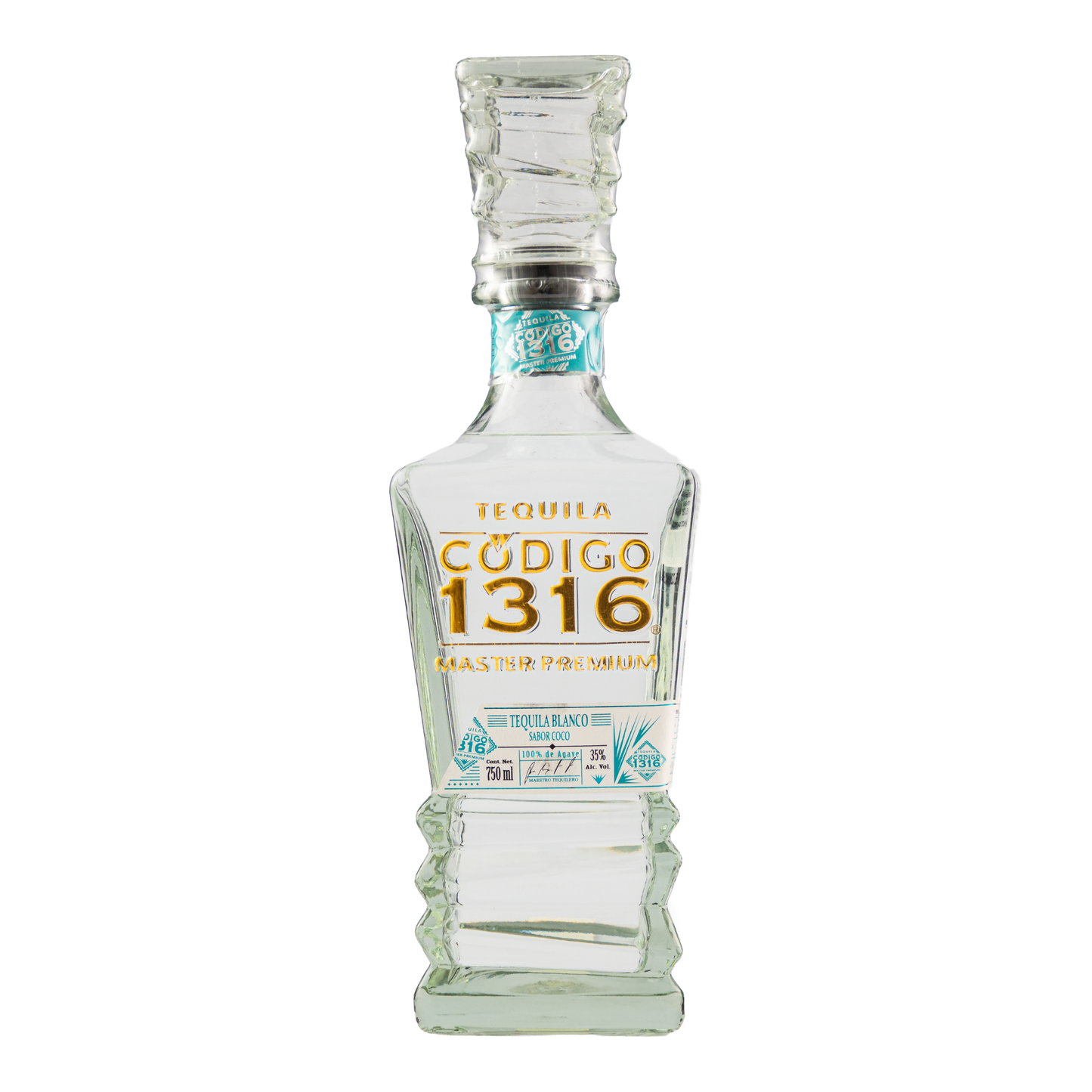 Tequila Código 1316 Blanco Coco 750 Ml