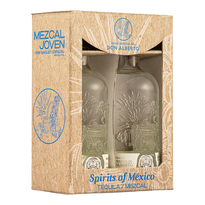 Set Duo Tequila y Mezcal Gran Reserva Don Alberto 200 Ml