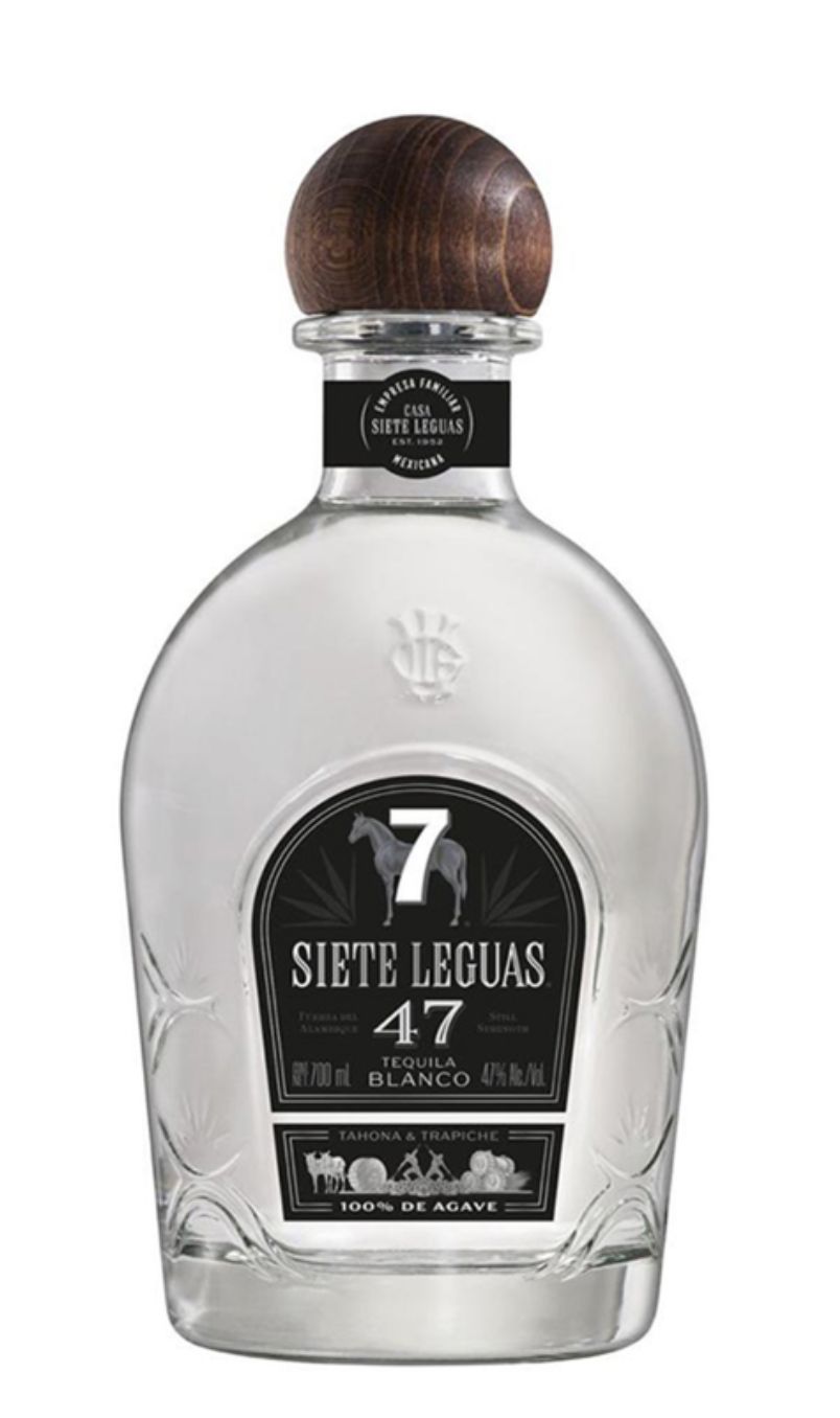Tequila Siete Leguas Blanco 47 Fuerza del Alambique 700 Ml