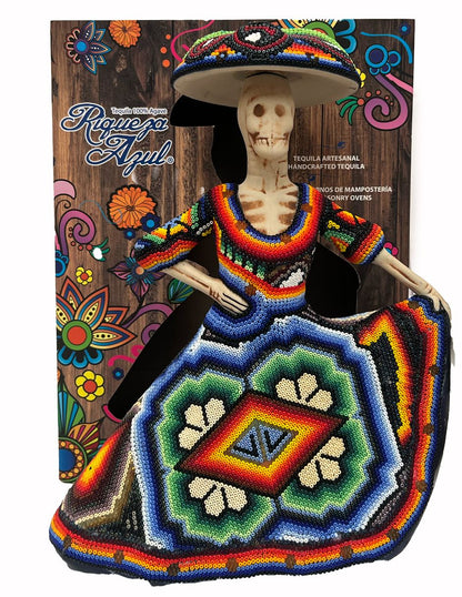 Tequila Riqueza Artesanal Azul Añejo Huichol 750 Ml