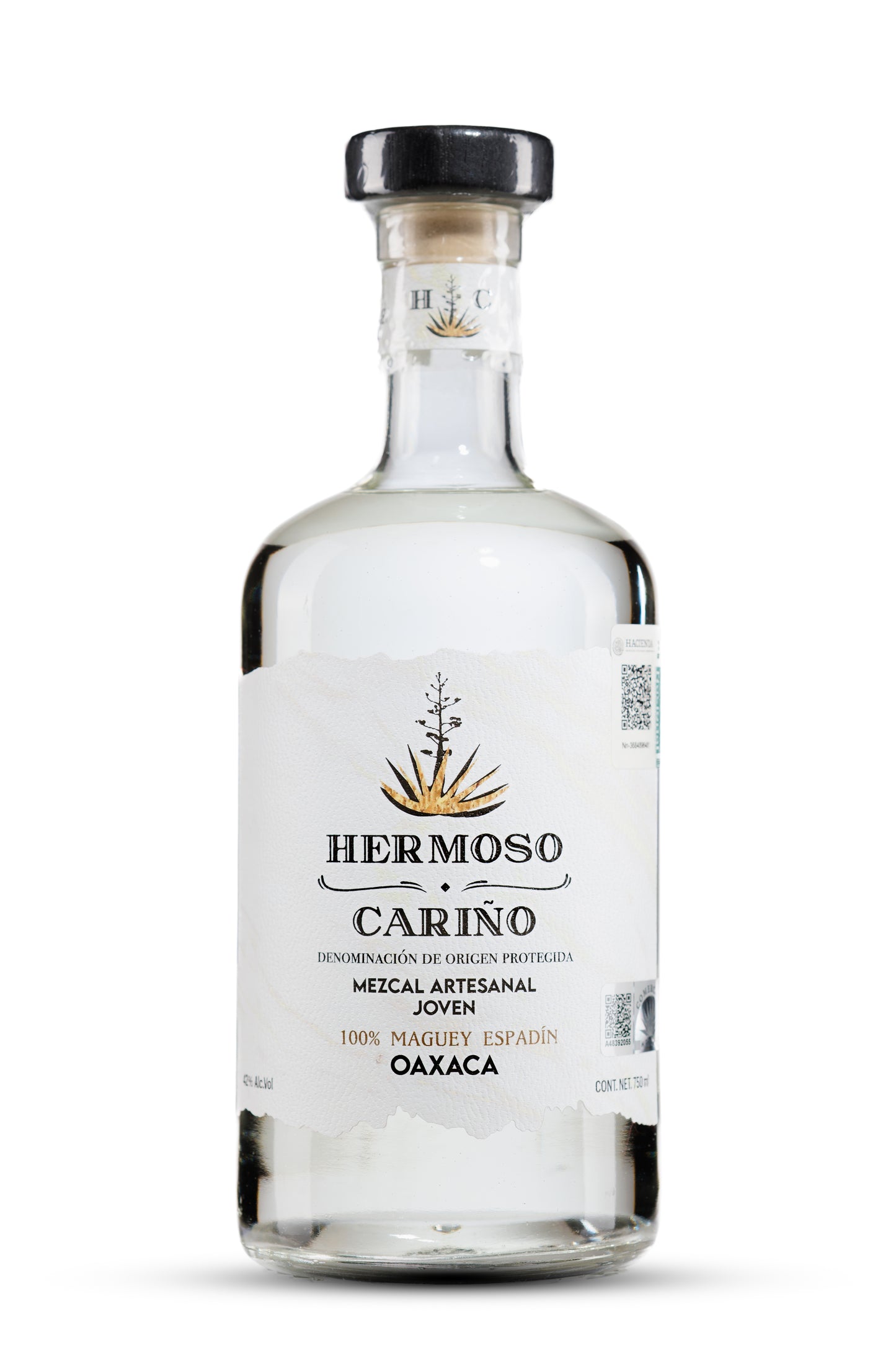Mezcal Artesanal Hermoso Cariño Espadín 750 Ml