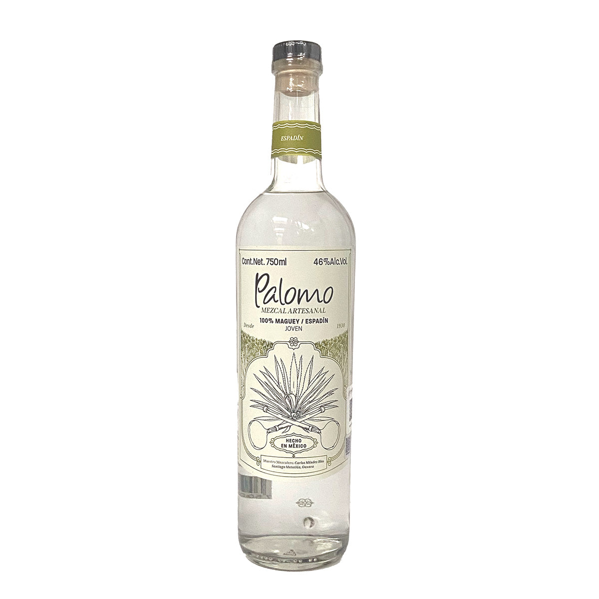 Mezcal Artesanal Palomo Espadín 750 ml