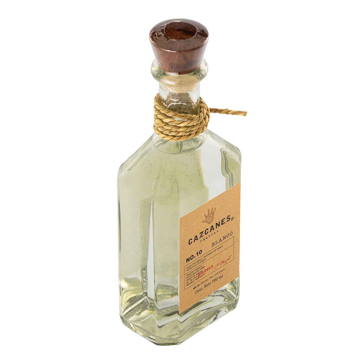 Tequila Cazcanes Blanco No.10 750 Ml