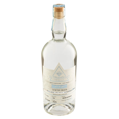 Tequila El Triangulo Plata 750 Ml