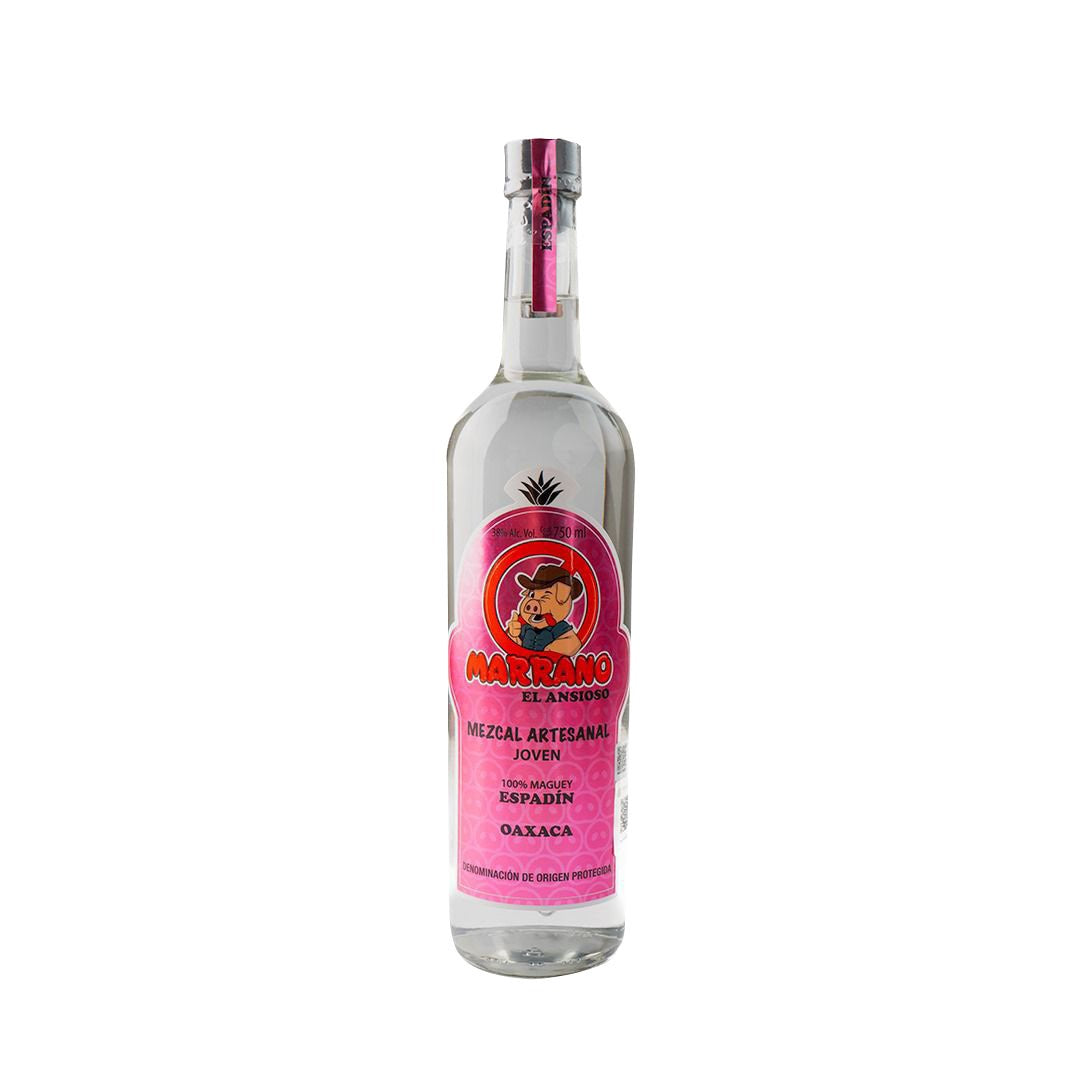Mezcal Artesanal Marrano El Ansioso Espadín 750 Ml
