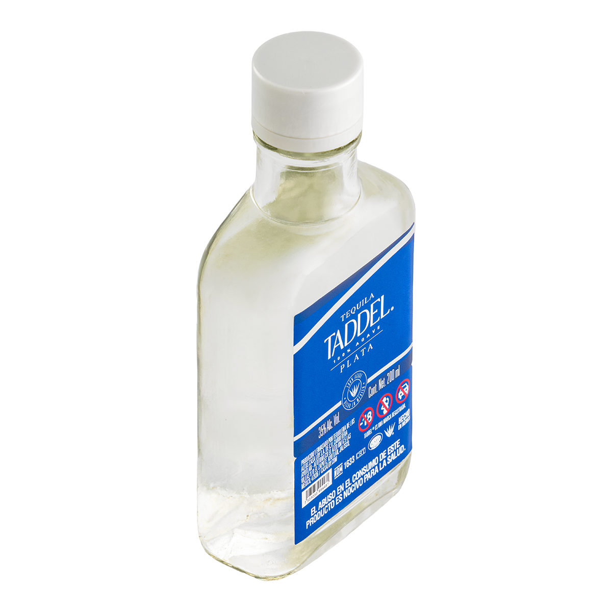 Tequila Taddel Plata 200 Ml