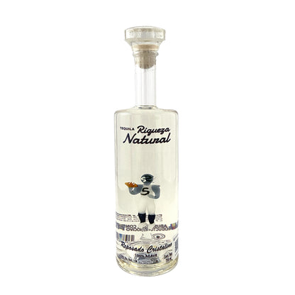 Tequila Riqueza Natural Reposado Cristalino Futbol 750 ml