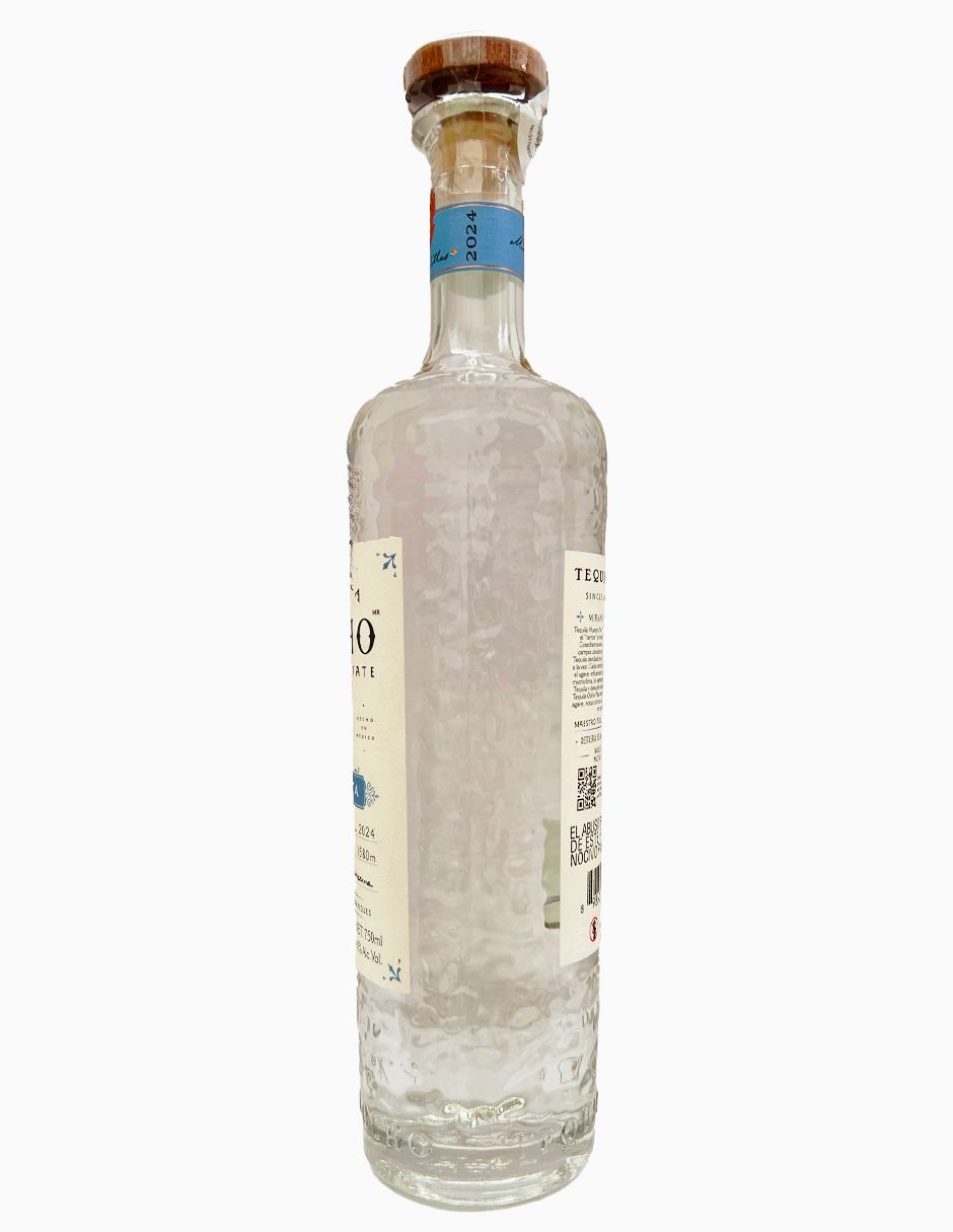 Tequila Ocho Single Estate Plata 750 Ml Nva Presentación
