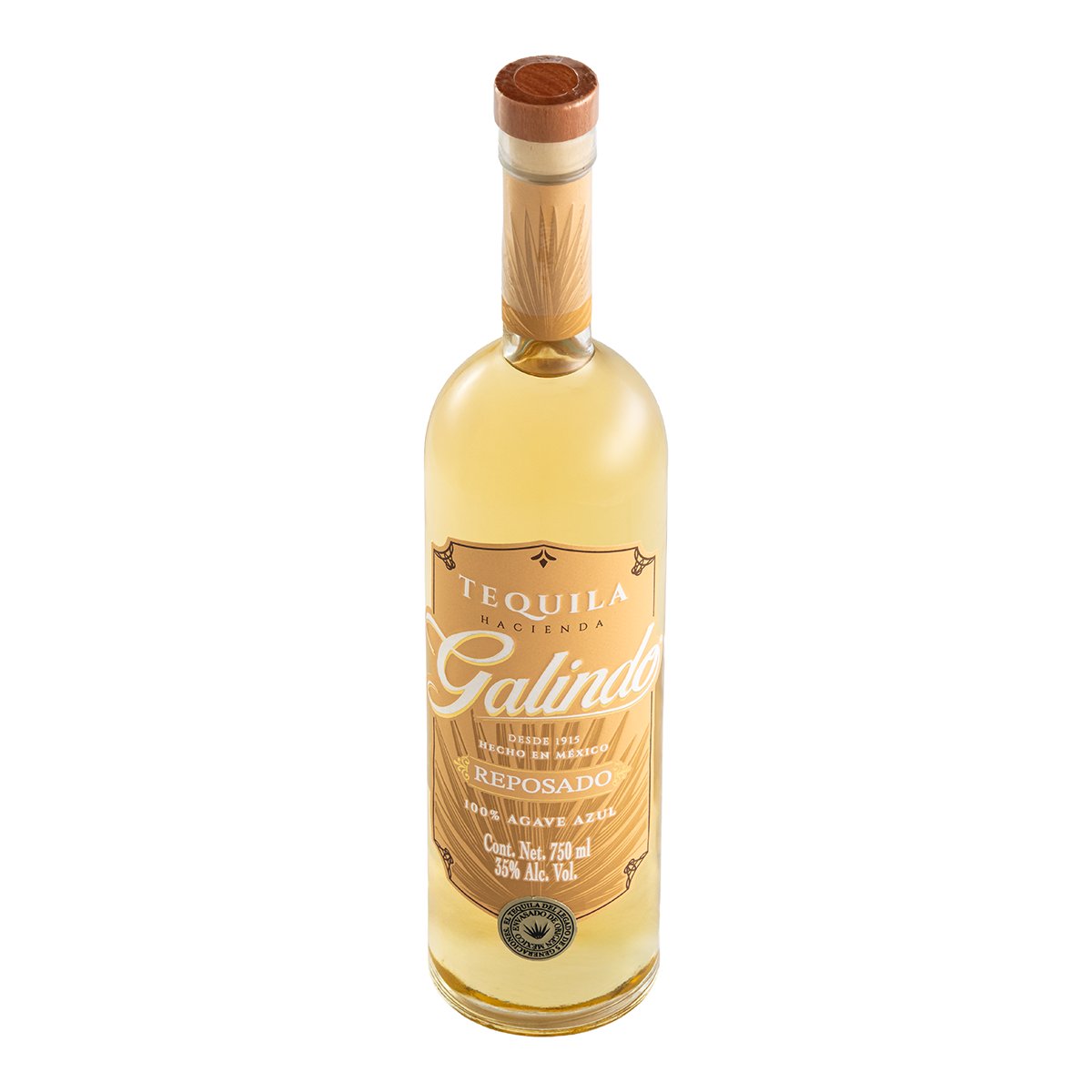 Tequila Hacienda Galindo Reposado 750 Ml