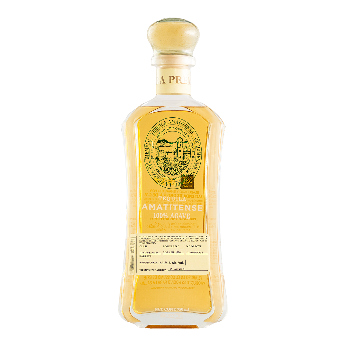 Tequila Amatitense Reposado 750 Ml