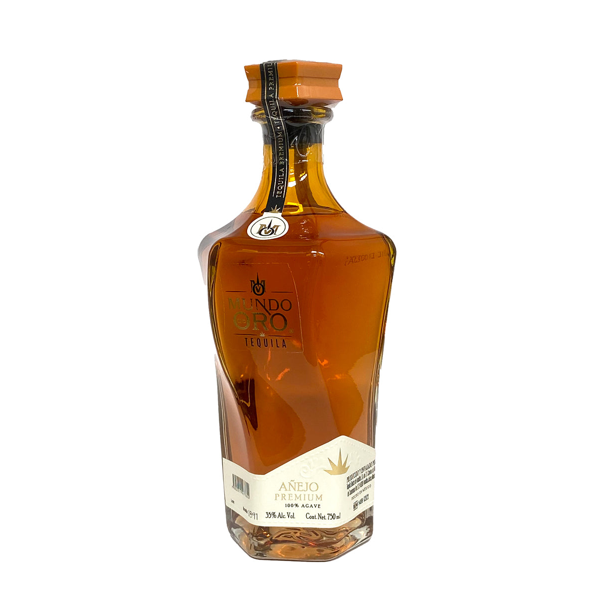 Tequila Artesanal Mundo Oro Añejo 750 ml