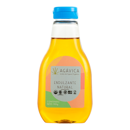 Jarabe de Agave Orgánico Agávica Endulzante 330 Gr