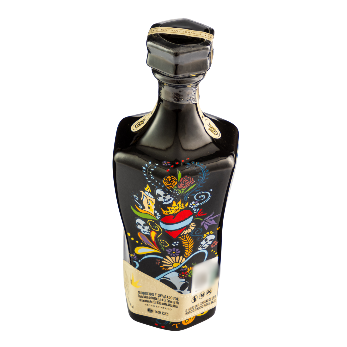 Tequila Mundo De Oro Extra Añejo Cerámica Muertos 750 Ml