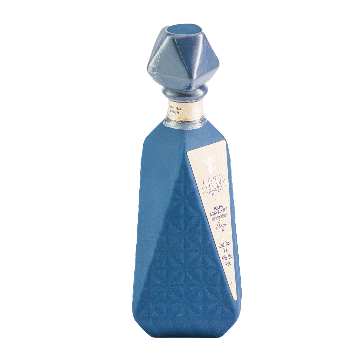 Tequila Artesanal Arte Azul Añejo 1 L.