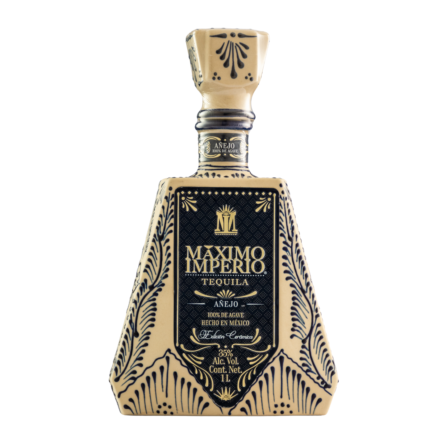 Tequila Máximo Imperio Cerámica Añejo 1000 Ml