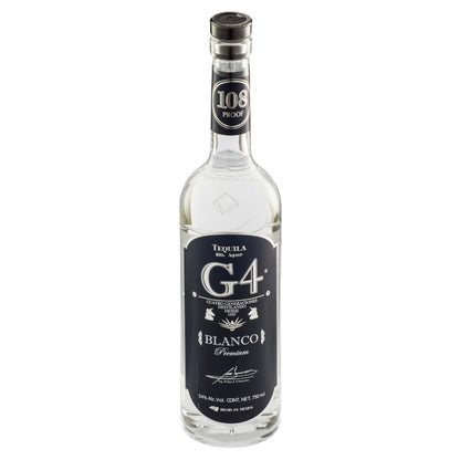 Tequila G4 Blanco Premium 54% Alc. 750 Ml