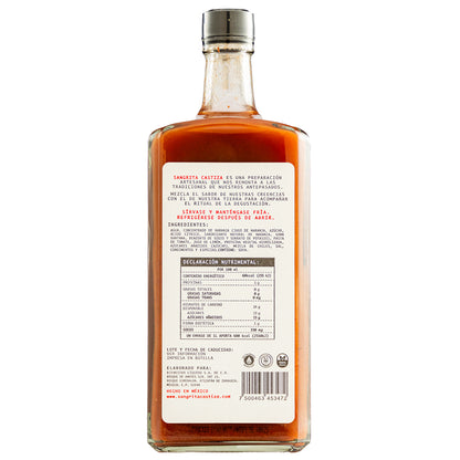 Sangrita Artesanal Castiza, Tequila, Mezcal 1000 Ml