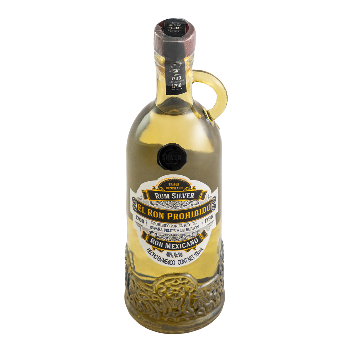 Ron Mexicano Prohibido Silver 100 Ml Mini