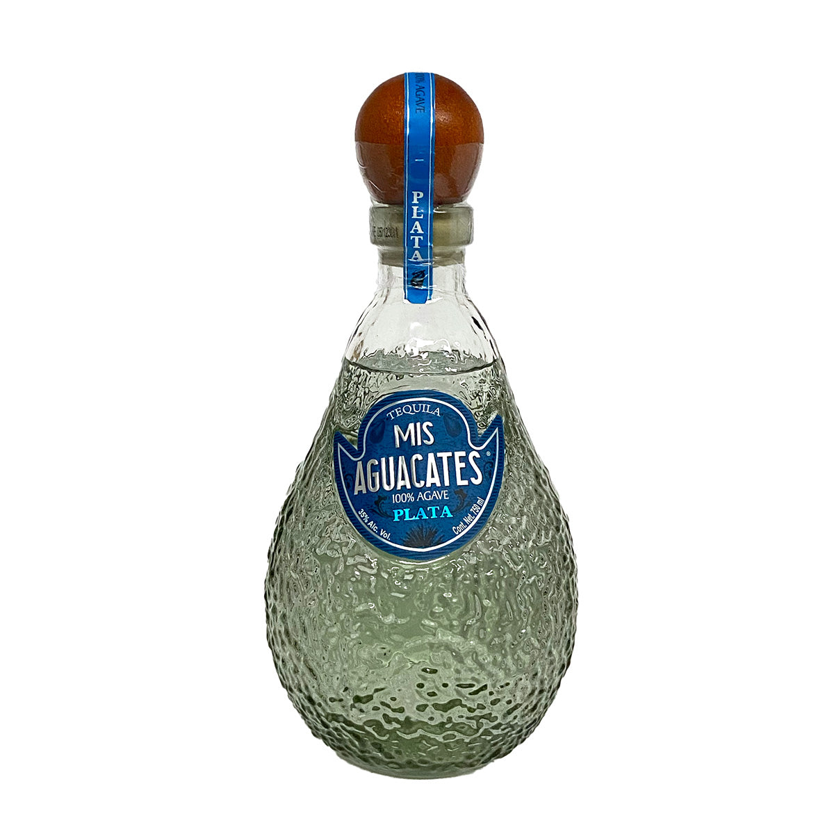 Tequila Artesanal Mis Aguacates Plata 750 ml