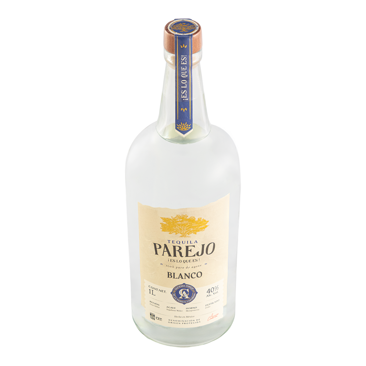 Tequila Parejo Blanco 1000 Ml
