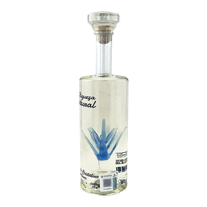 Tequila Riqueza Natural Reposado Cristalino Agave 750 ml