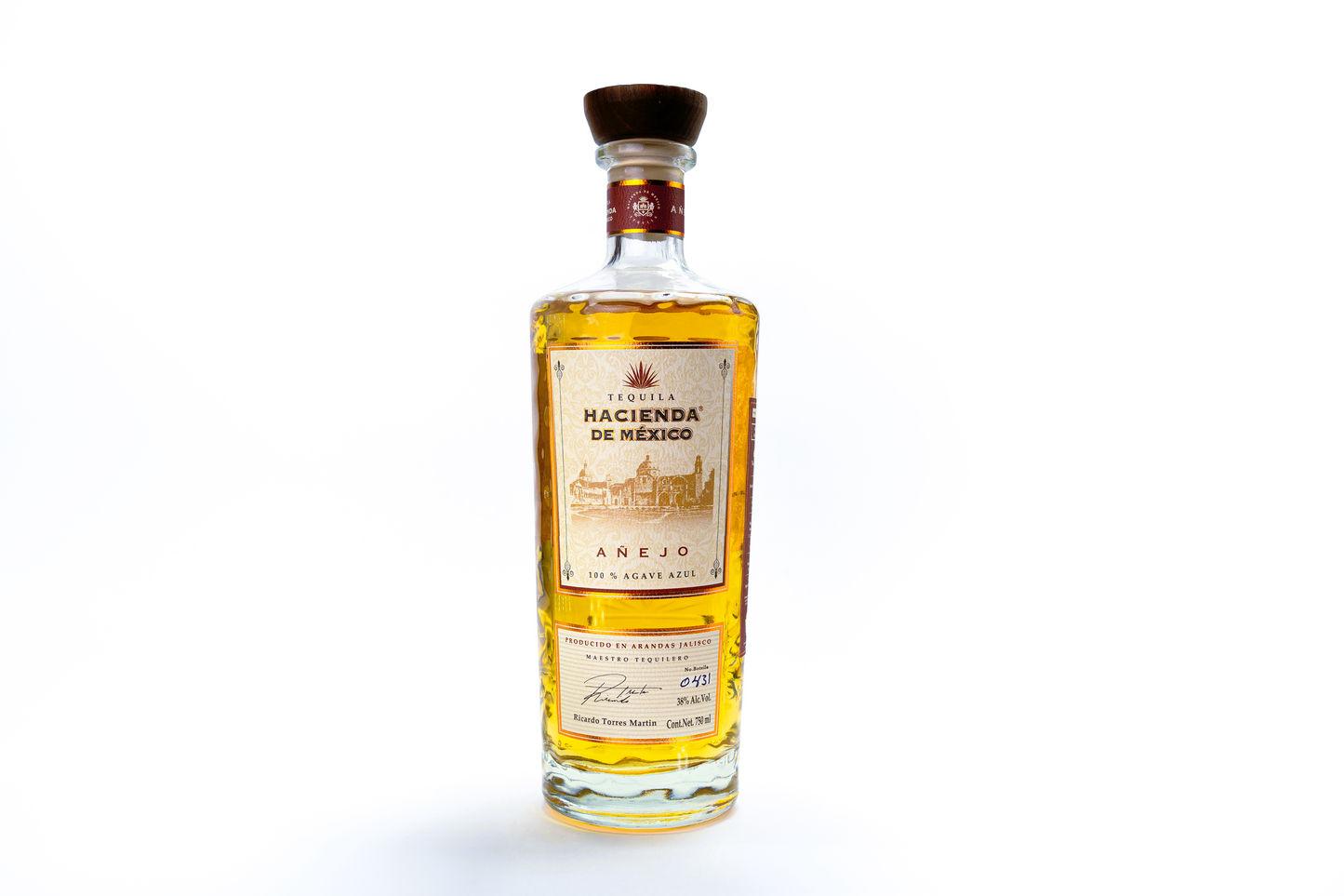 Tequila Hacienda de México Añejo 750 Ml