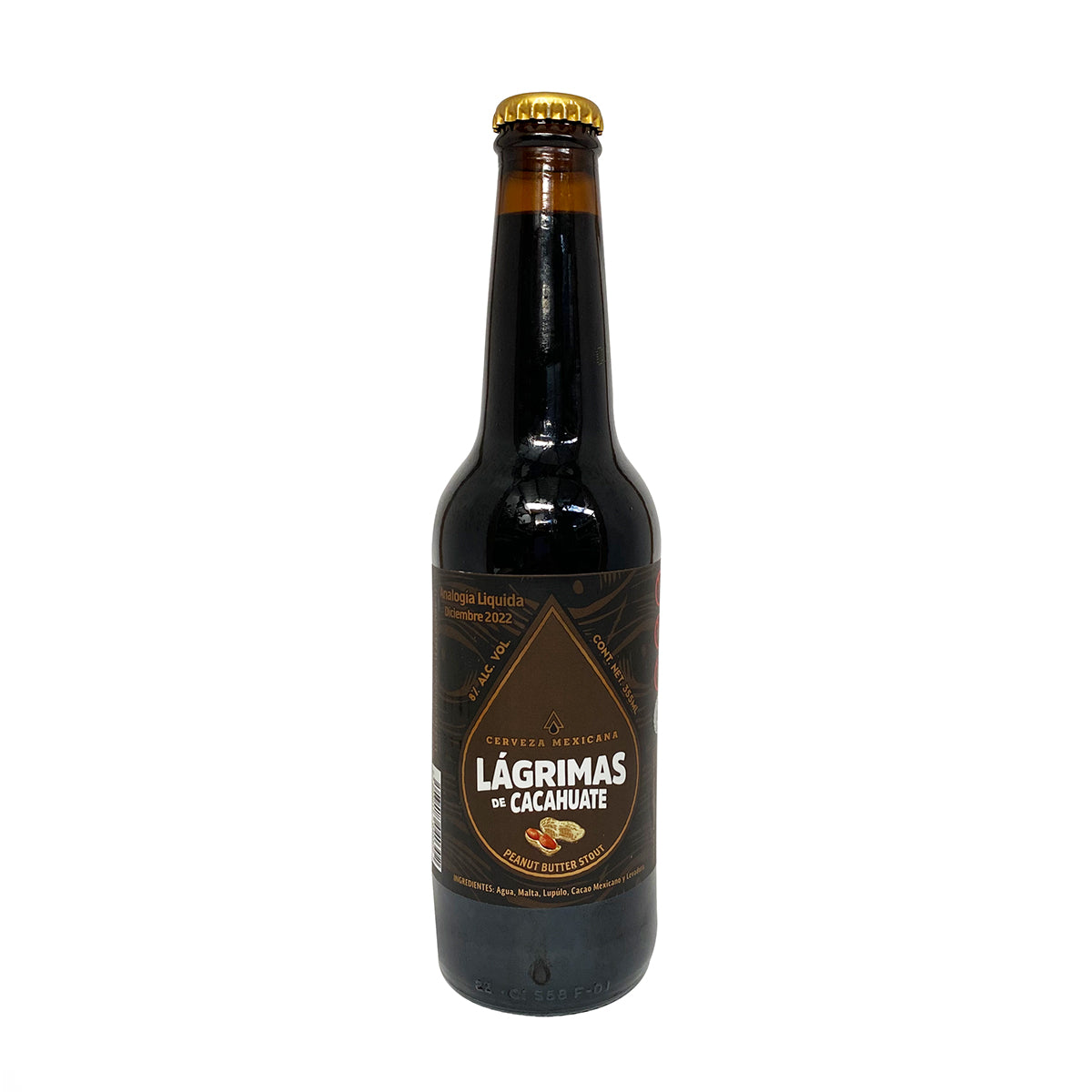 Cerveza Artesanal Ramuri Lágrimas de Cacahuate 355 ml