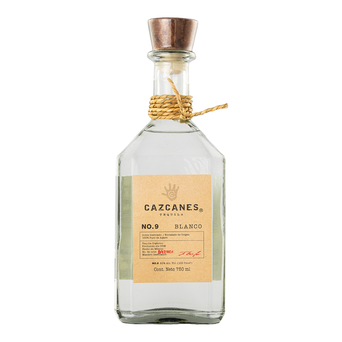 Tequila Cazcanes Blanco No.9 750 Ml