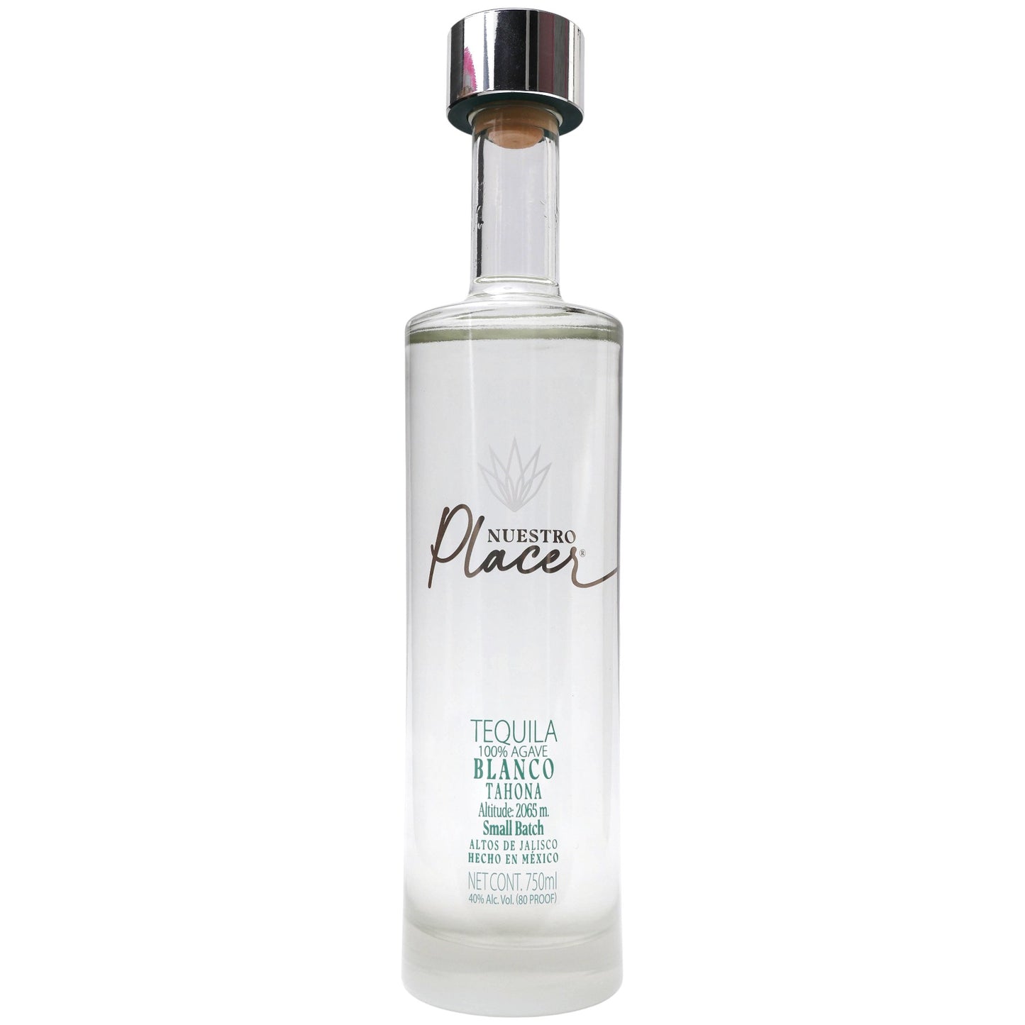 Tequila Nuestro Placer Blanco Tahona 750 Ml