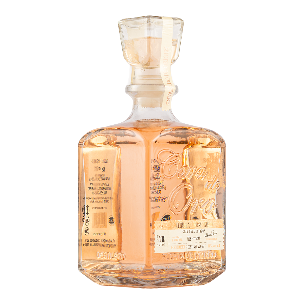 Tequila Gran Cava de Oro Joven Rose Gold 750 Ml