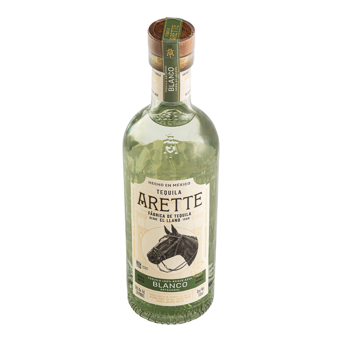 Tequila Arette Artesanal Blanco 700 Ml