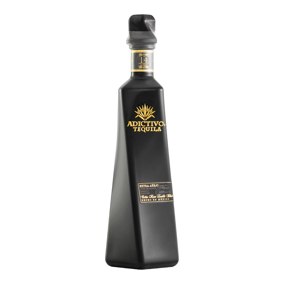 Tequila Adictivo 14 Años Extra Añejo Black 750 Ml